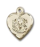 14kt Gold Heart / Communion Medal