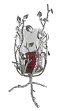 Large Silver Hurricane Glass Silver Finish