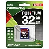 FUJIFILM High Performance - Flash memory card - 32 GB - Class 6 - SDHC