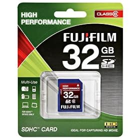 Click here to buy Fuji Film 32GB SDHC Memory Card.
