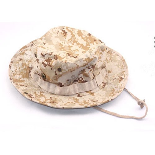 Elife Men's Military Tactical Head Wear/Boonie Hat Cap For Wargame,Sports,Fishing &Outdoor Activties (Desert Digital)