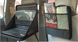 車内快適! 後部席用 車載テーブル 折りたたみ式　安定型 パソコンテーブル 多機能 収納ケース