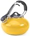 LIVESTRONG by Chantal 1.8 Quart Enamel Loop Teakettle, Glossy Golden Yellow