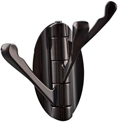 Interfeeling Swivel Arm Triple Coat Hook Wall Mount Bathroom Robe Hooks Oil Rubbed Bronze (2 Pack)