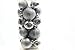20 Holiday Time Mini Shatterproof Satin Shiny and Glitter Finish Bulb Christmas Ornaments (Silver)