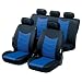 WALSER AM12463 TOP Universal Autositzbezug Felicia blau/schwarz