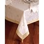 Special Christmas Gold Star Table Cloth 72x108"