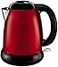 T-fal KI169US 1500-Watt Brushed Stainless Steel Electric Kettle with removable limescale, 1.7-Liter, Red