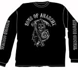 Sons Of Anarchy Fear The Reaper Long Sleeve Black T-Shirt