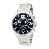 Torgoen - T16201 - Montre Homme d'Aviateur - Acier - Quartz Analogique - Chronographe - Etanche 10 ATM - Bracelet Acier