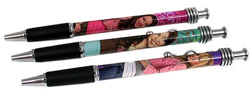 Childrens Toyshop  Toys : Hannah Montana Metal Clip Designer Pens - Set of 3