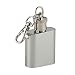 Stainless Steel 1oz Hip Flask on Key Ring
