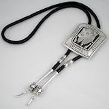 Large Sterling Silver Buffalo Bolo by Thomas Singer, #2305