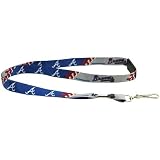 MLB Atlanta Braves Royal Blue-White Event Lanyard
