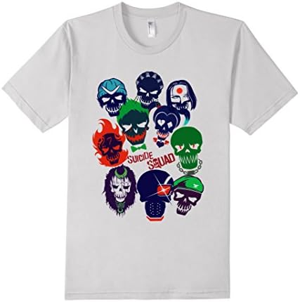 Men's Sucide Squad Team 3XL Silver