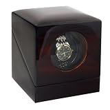 Orbita Privee 1 Watch Winder With Lithium Battery In Ebony/Macassar