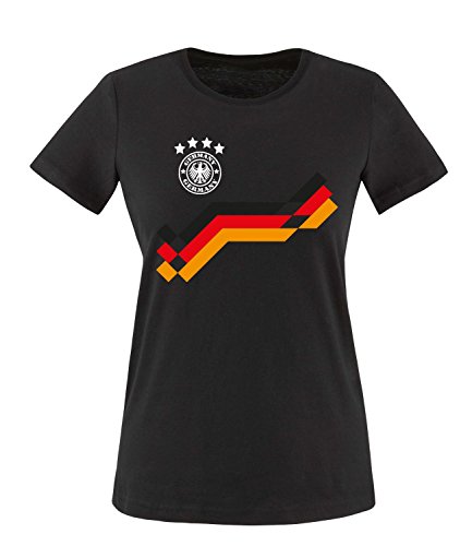 Luckja EM 2016 Deutschland Trikot Motiv 19 Damen T-Shirt
