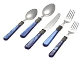 Rosanna Pearlized Blue Napoleon 5-Piece Place Setting, Service for 1