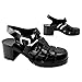 New Womens Summer Retro Jelly Slingback Strappy Heel Rain Fisherman Sandals
