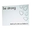 Inspirational Be Strong Mirror