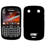 EMPIRE Black Silicone Skin Case Cover for T-Mobile BlackBerry Bold 9900
