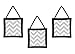 Black and Gray Chevron Zig Zag Wall Hanging Accessories by Sweet Jojo Designs