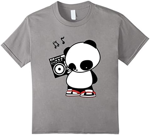 Kids Hip Hop Panda, Funny Panda, Cute T Shirt - NCT T-Shirt 4 Slate