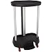 Rubbermaid Commercial 6300 Plastic / Aluminum 30-Gallon Premium Linen Hamper, Rectangular, 20-3/8" Width x 22-1/4" Depth x 37-7/8" Height, Black