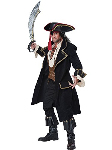 California Costumes Deluxe Pirate Captain Mens Costume