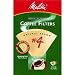 Melitta U S A Inc 624412 No. 4 Cone Natural Brown Paper Filter