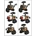 Toys : WALL-E Tattoos, 6ct