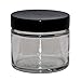 Small Clear Glass Storage Jar with Air-Tight Lid