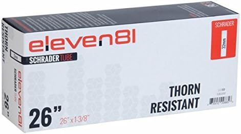 Eleven81 Low Lead Thorn Resistant Bicycle Tube - 26 x 1 3/8 - Shrader Valve - TUBE26187 (26 x 1 3/8)