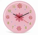 Pintoy Wooden Wall Clock (Pink)