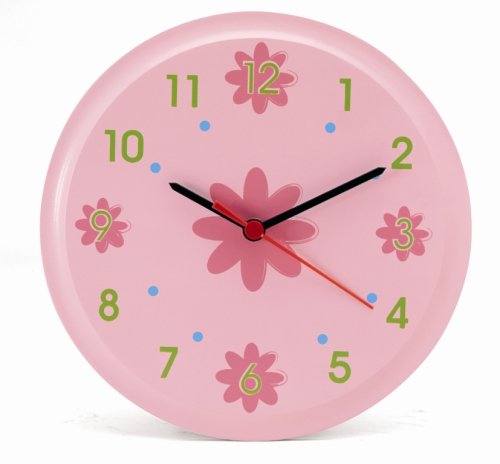 Childrens Toyshop  Toys : Pink Wall Clock