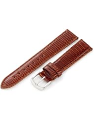 Hadley-Roma Womens LSL715RR 180 18-mm Tan Genuine Java Lizard Watch Strap