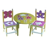 LC Creations Blooming Garden Round Table and 2 Chairs