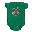 SlickSugar Stars and Guitars Girls Bodysuit- Green