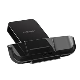 Samsung Galaxy Tab Multimedia Desk Dock (has outputs for speakers (3.5mm) and HDMI for HD TV)