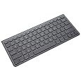 AmazonBasics Bluetooth Keyboard for Apple iPad,iPhone(Black)