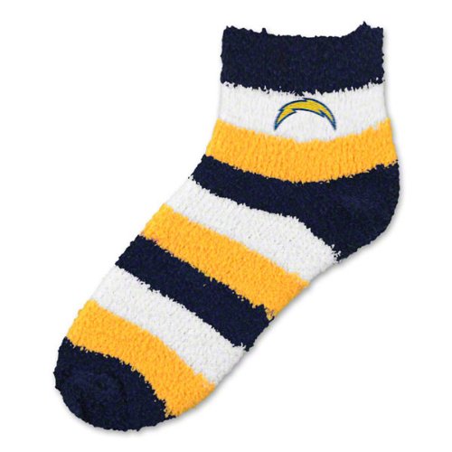 San Diego Chargers Women's Pro Stripe Sleep Soft Socks