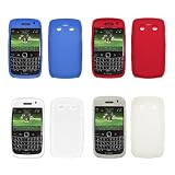 Premium Soft Durable Silicone Skin Cover Soft Case for Blackberry Bold 2 9700 Onyx (Choose from 6 Colors; Black, Clear, Light Blue, Light Purple, Hot Pink, Red)