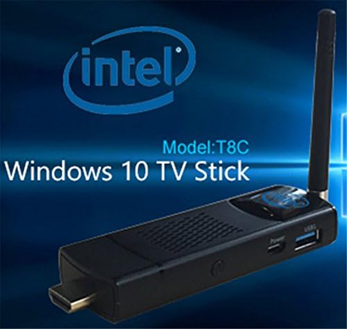 Measy T8C Windows 10 TV Box Intel X-Z8300(64bit) Quad core CPU 2G Ram 32G Rom Bluetooth 4.0 WIFI USB TF Card Slot Black