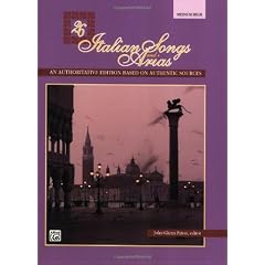 26 Italian Songs and Arias: Medium High Voice