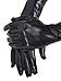 Simplicity Women's Sexy Shiny Liquid Wet Long Black Gloves