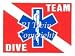 Sporting Goods : Ems Scuba Dive Rescue Team Decal Sticker
