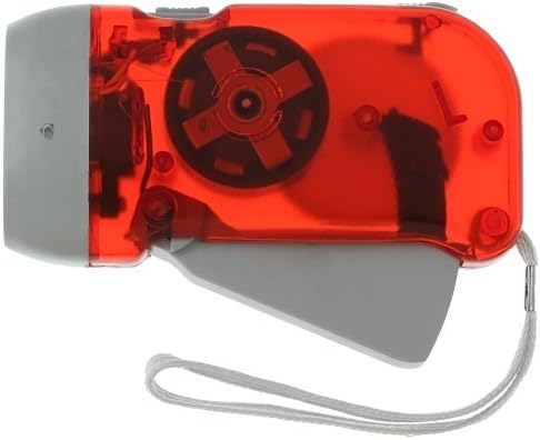 3-Pack New Rechargeable Hand Held Dynamo Power Torch 3 LED Flash Light Press No Batteries needed. Red, Blue, Gray Or Green Random Colors Shipped. USA Seller & Shipped From USA.