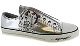Ed Hardy Skull Bones Silver sneakers