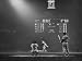Boston Red Sox Player Ted Williams, While Watching Pitcher Warm-up. Catcher Sherm Lollar Collections Premium Photographic Poster Print by Frank Scherschel, 18x24