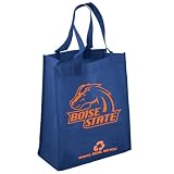 Boise State Broncos Navy Blue Reusable Tote Bag